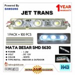 LED Module JET Samsung SMD 5630 Transparant | 3 Mata - White